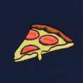 thumbnail image 2 of Dalix Pizza Embroidered Crewneck Fleece Sweatshirt Pullover Mens in Navy Blue L Large, 2 of 5
