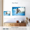 thumbnail image 4 of Elephant Stock Extreme Motocross Wall Art - Horizontal Canvas Wall Art - Living Room Wall Decor - Sports Canvas - Blue And White Decor - 24" x 16", 4 of 8