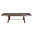 thumbnail image 3 of Sunny Designs Tuscany 106" Farmhouse Wood Extension Table in Medium Brown, 3 of 8