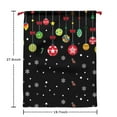 thumbnail image 5 of Christmas Bags Drawstring,Black Christmas Ornament Pattern Large Xmas Christmas Gift Bags,Reusable for Xmas and New Year Party Favors and Supplies,27.6" X 19.7", 5 of 5