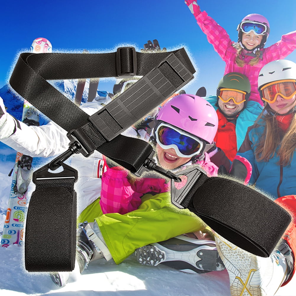 Adjustable Ski snowboard Pole Shoulder Hand Carrier Lash Handle Board