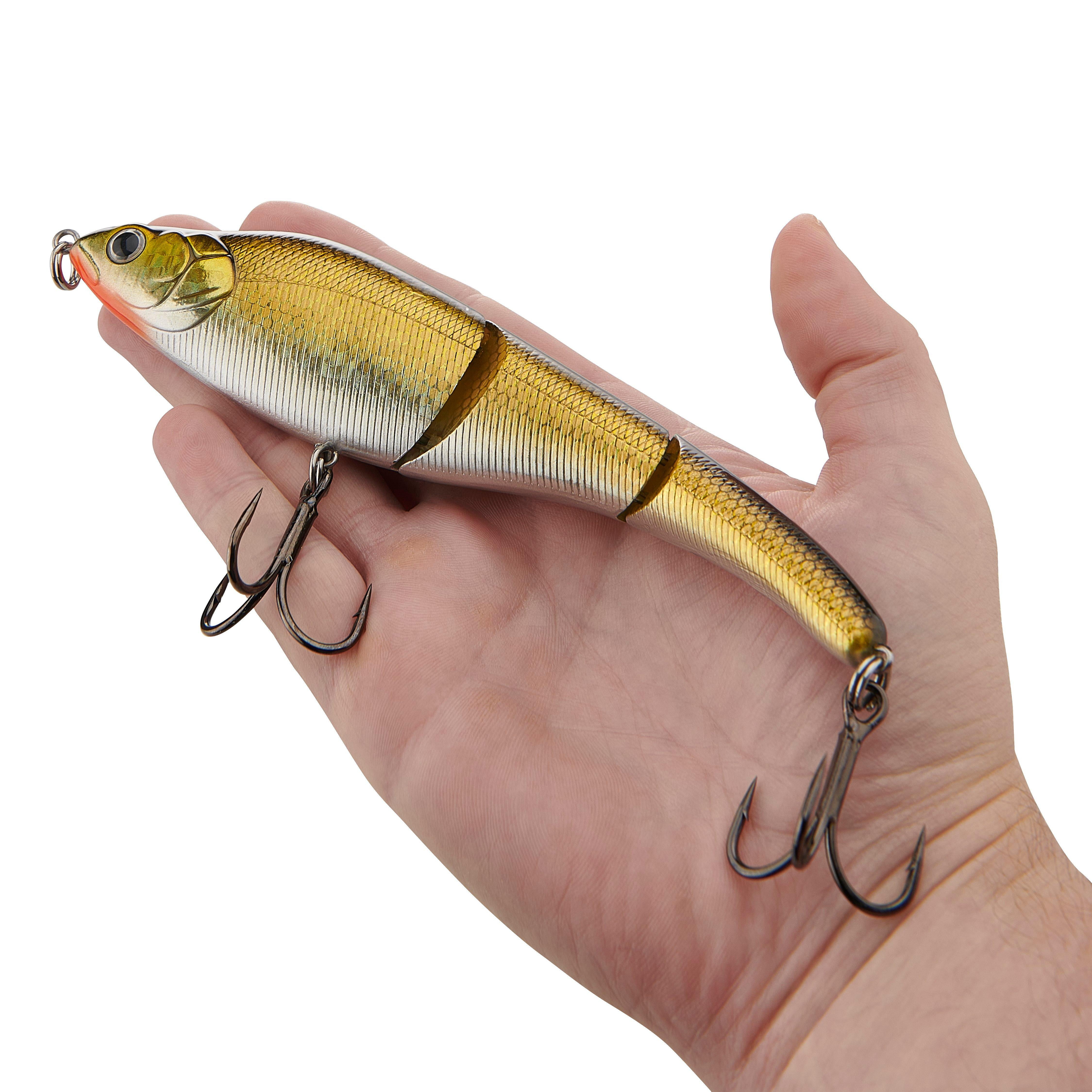 Berkley Magic Swimmer Fishing Lure, 1 5/8 oz, Nat Golden Shiner