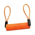 thumbnail image 3 of koolsoo Câble de Rappel de Sécurité pour Verrouillage de Disque Câble de Rappel de Disque pour Moto Vélo VTT Orange, 3 of 9