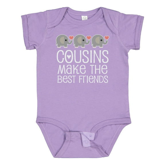 Inktastic Cousins Make the Best Friends Boys or Girls Baby Bodysuit