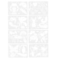 thumbnail image 2 of Children Animal Life Cycle Pattern Hollow Painting Template DIY Drawing Template SetSet 3(8pcs), 2 of 9