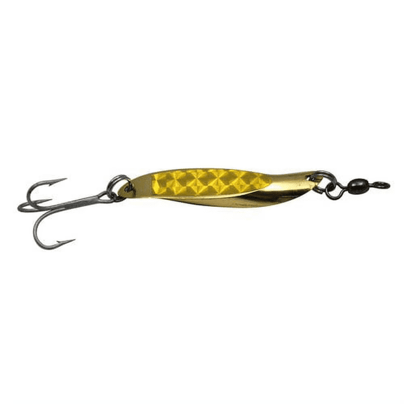 Tsunami Shockwave Spoon Fishing Lure 3/4 oz Gold Prism