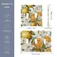 thumbnail image 2 of Yayeee Toggle Light Switch Wall Plate 2-Gang 4.56"x4.48" Decorative Outlet Cover, Oranges Watercolor, 2 of 7