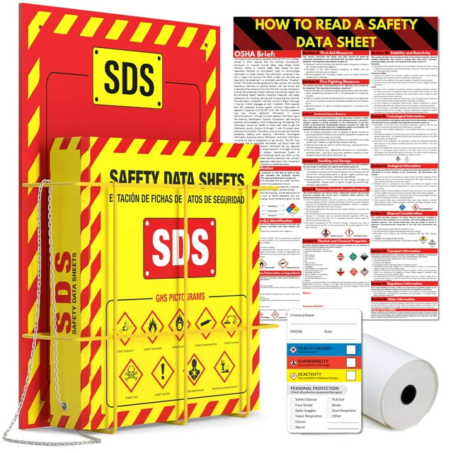 Ficha de datos de seguridad Binder Vivlly MSDS Wall Station 3 Ring