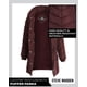 thumbnail image 3 of Chaqueta de abrigo Steve Madden Long para mujer Merlot 1X, 3 of 7