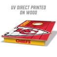 thumbnail image 3 of YouTheFan NFL Kansas City Chiefs 2' x 3' Cornhole Game, 3 of 7