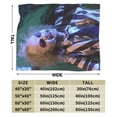 thumbnail image 3 of Beetlejuice Blanket, Anime Throw Blanket For Bed Sofa Couch, Super Soft Flannel Blanket For Bedroom Livingroom, 60"X50", 3 of 9