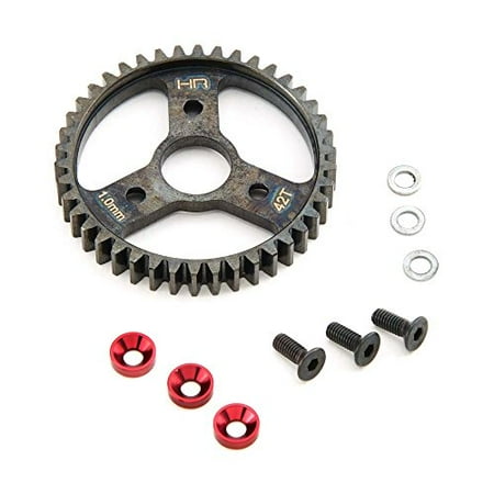 Heavy Duty Spur Gear - HOT-RACING SRVO442 Heavy Duty Steel Spur Gear 42T 1.0m