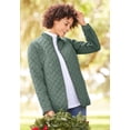 thumbnail image 3 of Woman Within Plus Size Zip-Front Quilted Jacket Quilted Lightweight Coat, 3 of 6