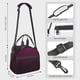thumbnail image 2 of Disketp Dark Purple Glitter Lonchera Térmica para Mujer y Hombre, Bolsa de Almuerzo Reutilizable e Impermeable para Trabajo, Viajes y Picnic, 2 of 7