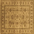 thumbnail image 1 of Ahgly Company Indoor Square Oriental Brown Industrial Area Rugs, 7' Square, 1 of 4