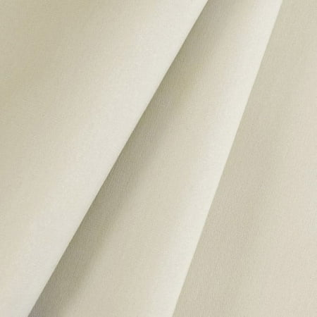 Roc-Lon Blackout Drapery Lining Ivory Fabric By The Yard