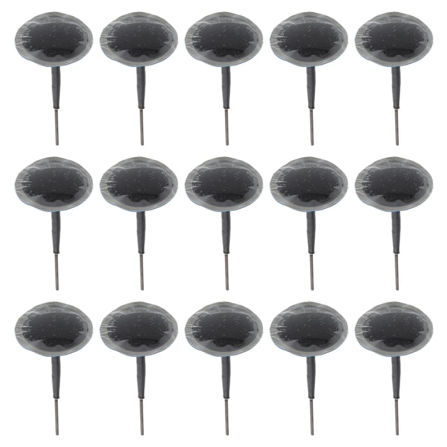 Parche de reparación de neumáticos de goma de 3 mm, 24 unidades, kit de reparación de neumáticos para automóviles, clavos tipo hongo, herramienta de reparación de automóviles