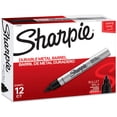 thumbnail image 1 of Rotuladores permanentes Sharpie Metal Barrel con punta redonda 12, color negro, 1 of 3