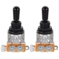 thumbnail image 1 of MasteelfCA 2Pcs Guitar 3 Way Switch Metal Pickup Selector Toggle Switch Electric Guitar Accessory, 1 of 8
