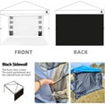 thumbnail image 2 of Sunshade Sidewall with Storage Net Bag for 10x10   Canopy, Waterproof and, 2 of 6
