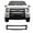 Textured TPO, variant on Shellz DF0311 Front Bumper Cover- Center Section Black Fits 15-17 F-150 XL XLT