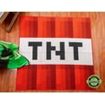 thumbnail image 5 of Minecraft Red TNT Block Square Area Rug | 52 Inches, 5 of 7