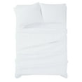 thumbnail image 6 of Cannon Heritage Solid 100% Microfiber Polyester White 3-Piece Full/Queen Quilt Set, Solid Casual themed, Adult Bedding, OEKO-TEX Certified, 6 of 9