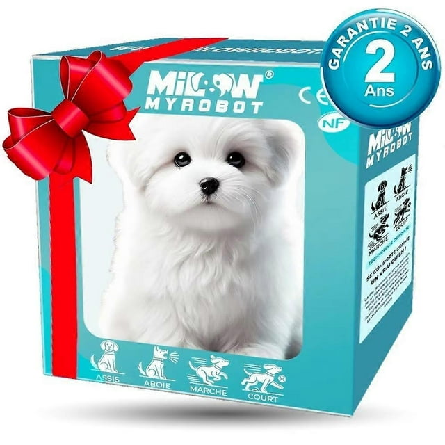 Nico Robot Dog, My Realistic Robot Puppy Doll, Cute Interactive Plush Toy That Acts Like a Real Puppy