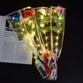 thumbnail image 4 of KUIZAP 1pc Led Light Up Glowing Roses Red Flower Bouquet Led Flash Handheld Valentine's Day Glow Party Wedding Decoration(blue), 4 of 7