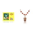 thumbnail image 1 of Kamada Combination of Shri Hanuman Bahuk holy book and exquisite Shri Khatu Shyam Tulsi (basil) mala,Spritual Pendant Necklace for Women and Men, 1 of 5