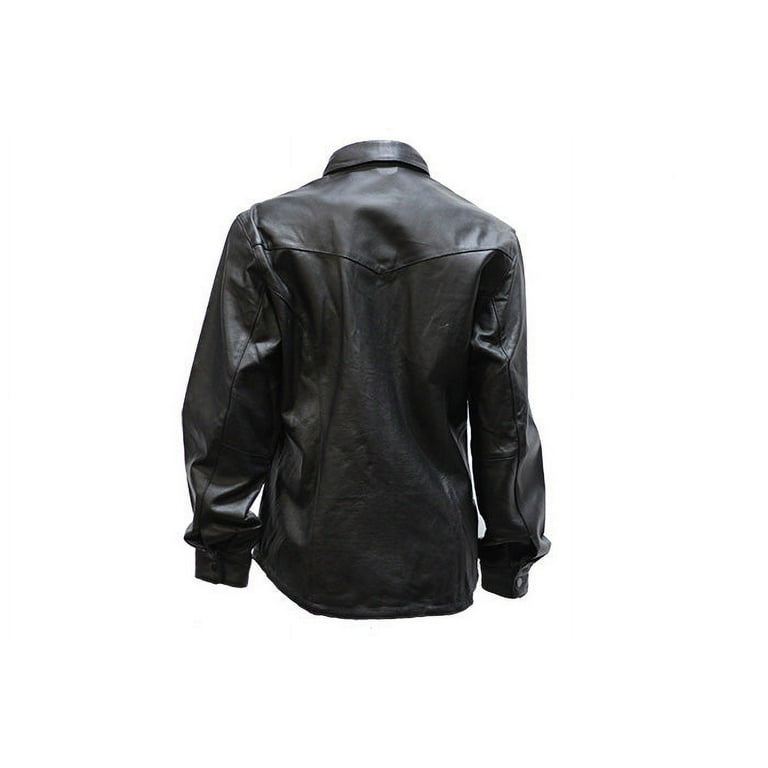 ジャケット・アウター 7x7 LEATHER BIG SHIRT BLOUSON sizeS 楽天市場】レザージャケット レザーシャツ 革ジャン メンズ 本革
