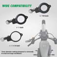 thumbnail image 2 of Seitruly Soporte para teléfono de motocicleta Soporte para manillar Soporte para teléfono de aleación de aluminio giratorio de 360 ​​​​grados Teléfono y Comunicación negro, 2 of 6