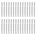 thumbnail image 1 of 30PCS Double End Threaded Stud Carbon Steel Wear Resistant M6 Double Bolt Studs for Engine 95mm / 3.7in, 1 of 5