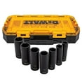 thumbnail image 1 of DEWALT Deep Impact Socket Set, 7-Piece, 1/2" Drive SAE (DWMT74736), 1 of 3