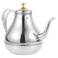 thumbnail image 3 of Shisuyan Stainless Steel Tea Pot with Strainer Kitchen Thicken Metal Tea Pot Loose Tea Water Kettle, 3 of 8