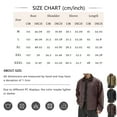 thumbnail image 3 of GrmtClth Mens Jackets Classic Zip Up Long Sleeve Depot Jacket Casual Loose Fit Streetwear with Pockets Brown L, 3 of 7