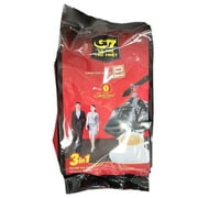 Trung Nguyen | G7 3 In 1 Instant Coffee | Vietnamese Coffee | - 100 Sticks x(16gr/Sticks) Roasted Ground Coffee Blend with Creamer and Sugar