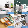 thumbnail image 6 of Casewin Plastic Storage Basket,4 Pcs White Colour Storage Boxes, Organizing Bins for Kitchen Storage, Cupboard, Office, School and Home, 6 of 7