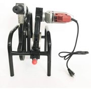INTBUYING Pipe Fusion Welder Pipe Welding Machine Electric Tube Butt Fusion Equipment for PE PP PB PVDF PPR 2.48-6.30inch 4 Clamps Screw style Red