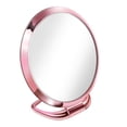 thumbnail image 2 of Manija plegable portátil del Espejo de maquillaje Perfecl Óvalo rosado, 2 of 5
