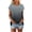 Gray, variant on ZQUUVOU Women's Casual Short Sleeve Tops Round Neck Solid Color Blouse Blue