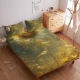 thumbnail image 2 of 2/3pcs Sunflower Fitted Sheet Set Children Adult Soft Cozy Bedding Set with Pillowcase,TwinXL(39"x80"), 2 of 5