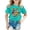 B10-Mint Green, variant on Glisme Back To School T Shirts Girls Toddler Round Neck Short Sleeve Cartoon Graphic Tee 3-4 Years Black