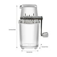 thumbnail image 3 of Hand Manual Ice Maker for Drinks Mini Household Vegetable Cutter Summer Kitchen Tool, 3 of 7