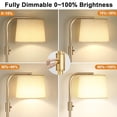 thumbnail image 3 of Lámpara de Pie Ambimall LED Dimmable 9W Beige Dorado, 3 of 7