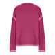 thumbnail image 5 of Suéter de cuello redondo para mujer, informal, liso, tejido, holgado, de manga larga, con cuello redondo, blusa, 5 of 8