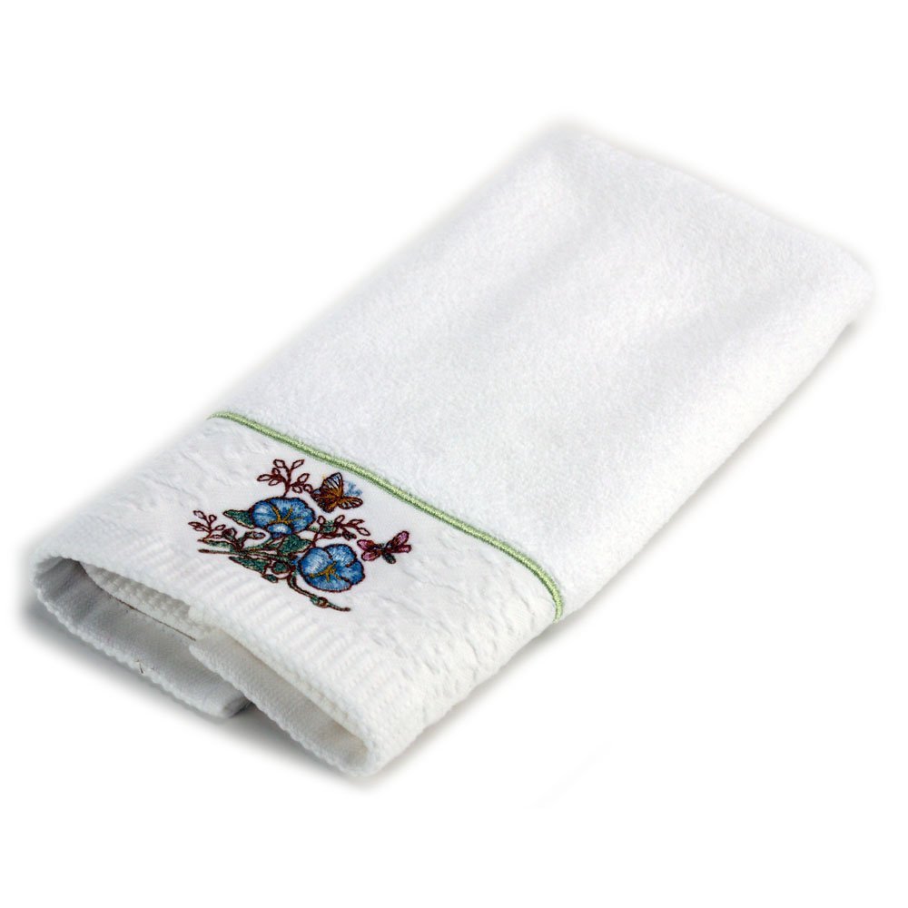 Lenox Butterfly Meadow Embroidered Bath Towel
