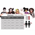 thumbnail image 3 of XXWXYD Boys Skeleton Halloween Costum𝖾 Set - Skul𝗅 Print Hooded Robe Cloak with Mas𝗄 and Gloves, 3 Piece Cos-play Outfit for Kids Halloween Party Dress Up, 3 of 5
