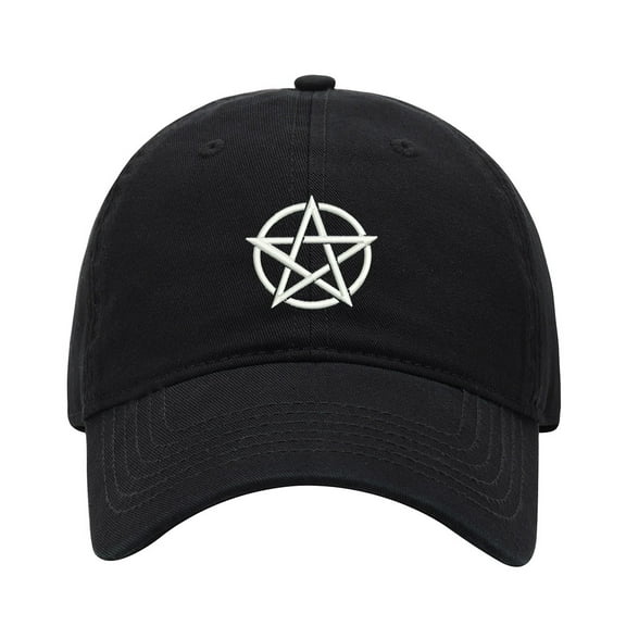 Baseball Cap Embroidered Hat for Supernatural Pentagram Men's Adjustable Cotton Unisex Embroidery Baseball Caps