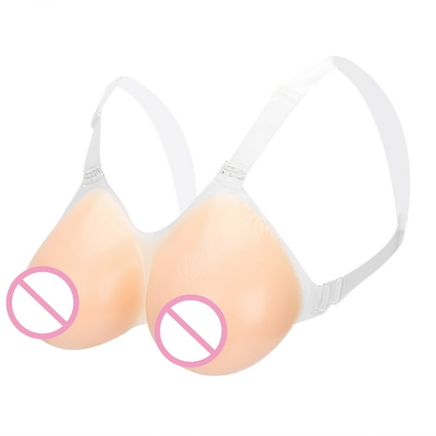 1 Pair Silicone Breast Forms Mastectomy Breast Prosthesis